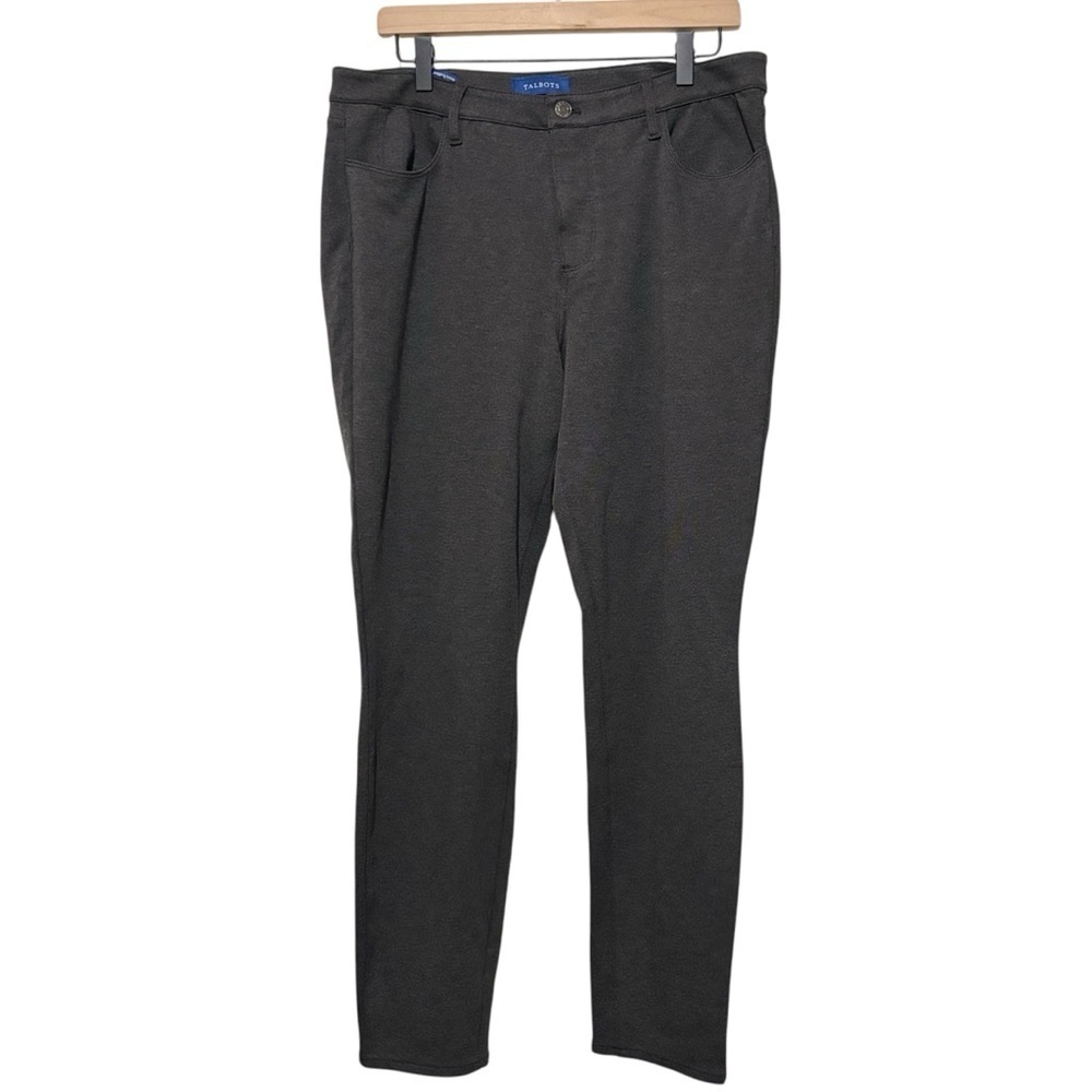 Talbots High Rise Stretch Ankle Pants Quiet Luxury Old Money Workwear Career 12
